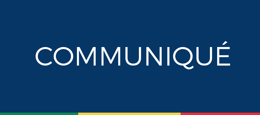 Communiqué du 21 Mai 2021
